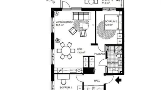 Apartments in Solna - photo 3